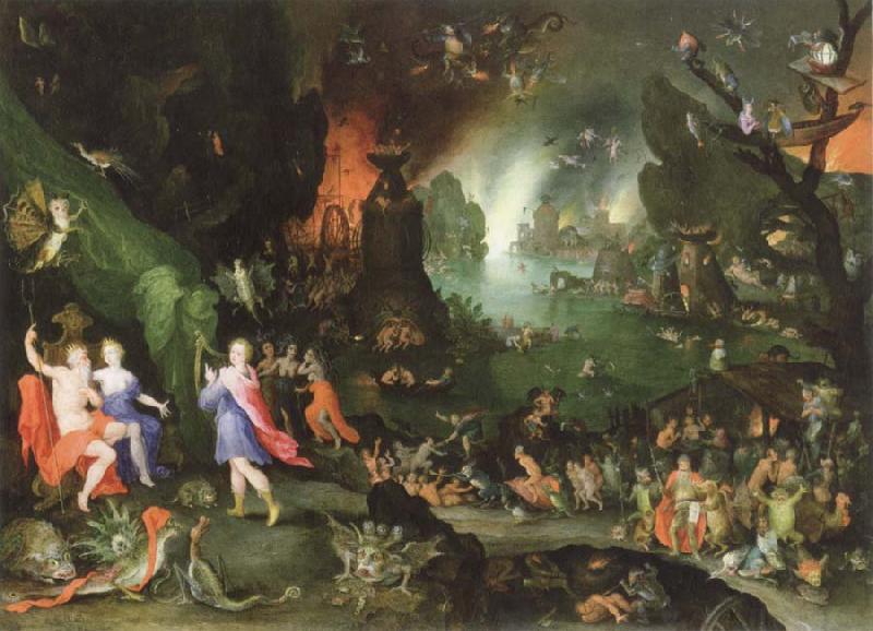 Jan Brueghel The Elder orpheus in the underworld